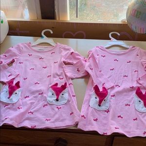 Twin fox dresses